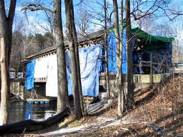 Eagleville Bridge, WGN 32-58-01. Photo by Dick Wilson November 22, 2006